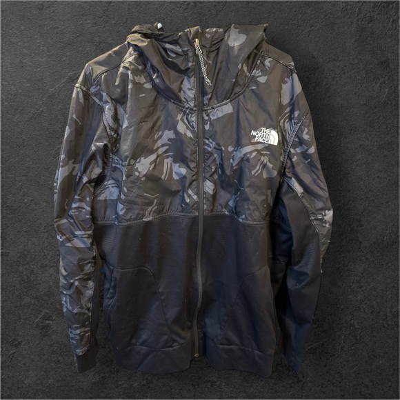 The North Face Gray and Black Men's Windbreaker - Picture 1 of 3